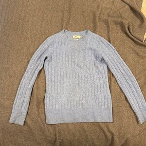 Vineyard Vines Light Blue Cable Knit Sweater